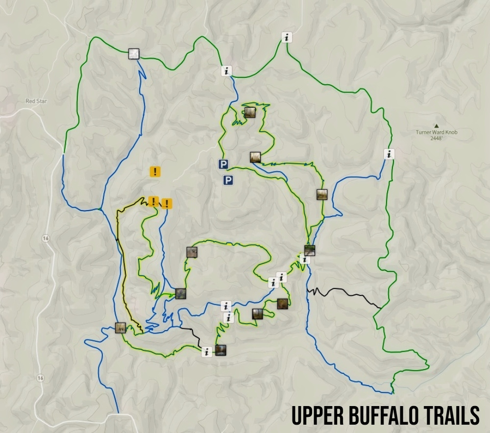 Upper Buffalo Trails (click for more information)