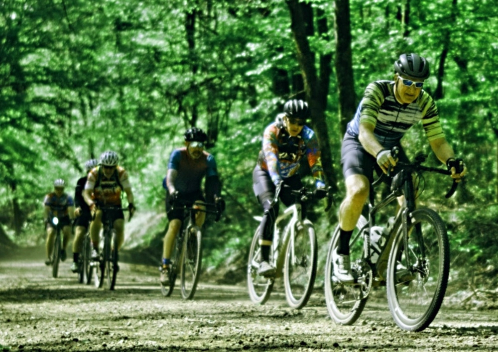 Getting serious in the front.