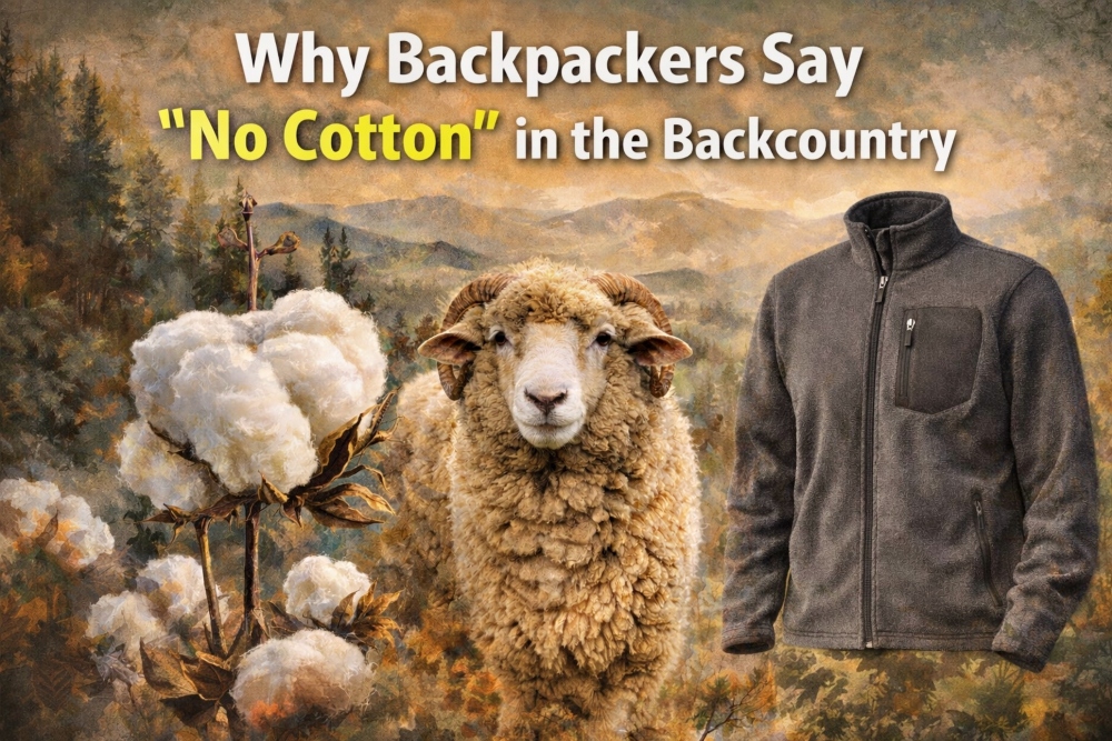 no cotton in the backcountry