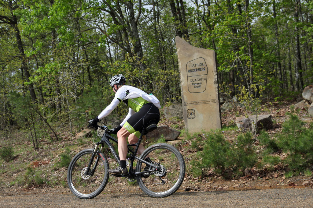 Gravel Riding around the Flatside Wilderness. (Photo courtesy of Cliff Li.)
