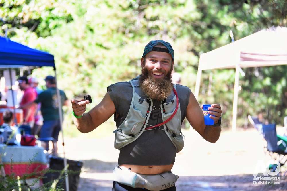 Runner on the Arkansas Traveller Course.