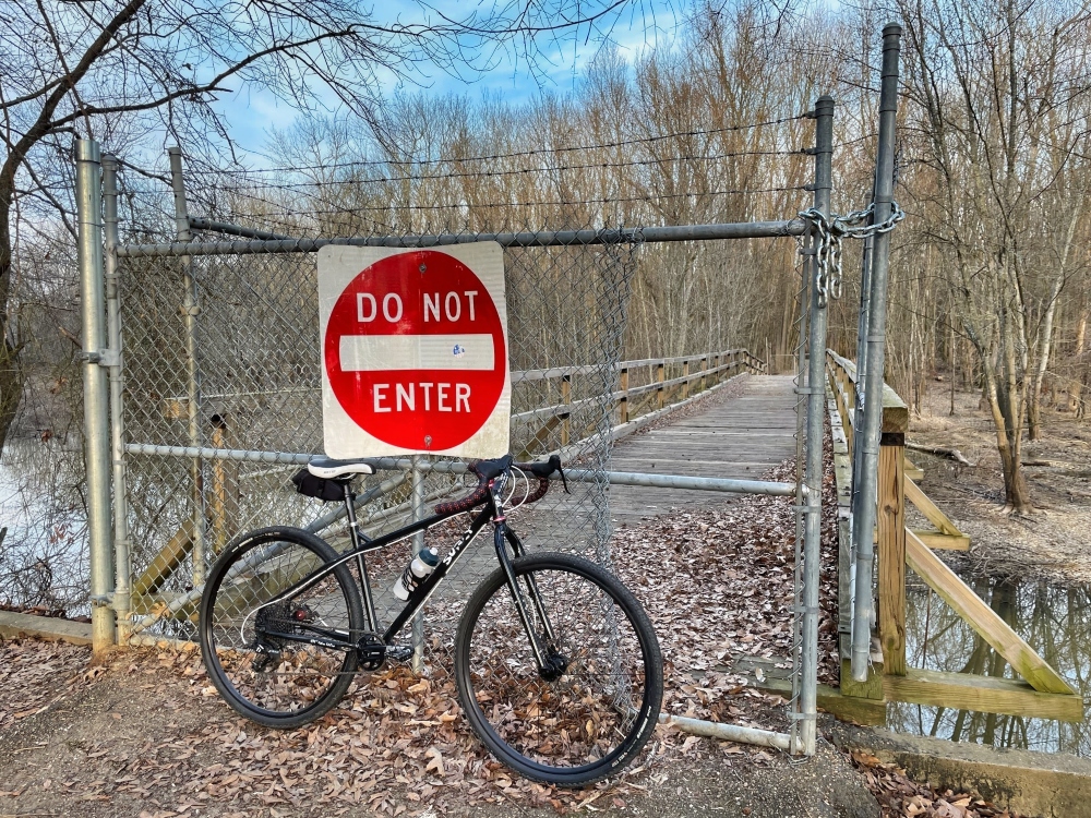 The Long Bridge over Prairie Creek at Bona Dea near Russellville. Courtesy of Liz Chrisman.