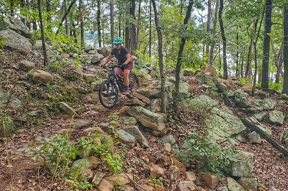 Flow and rocks at Iron Mountain.