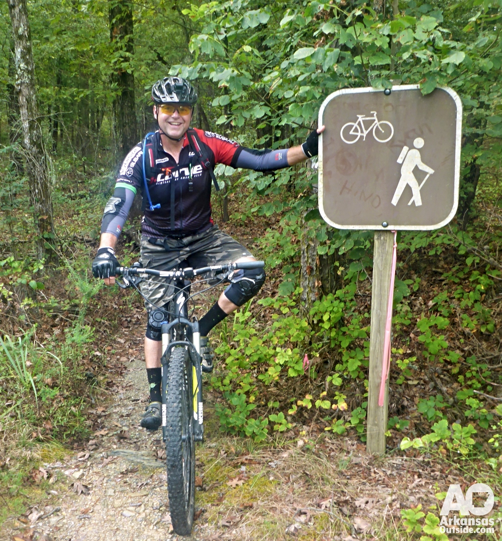 The trail is open for mountain biking and hiking/backpacking.