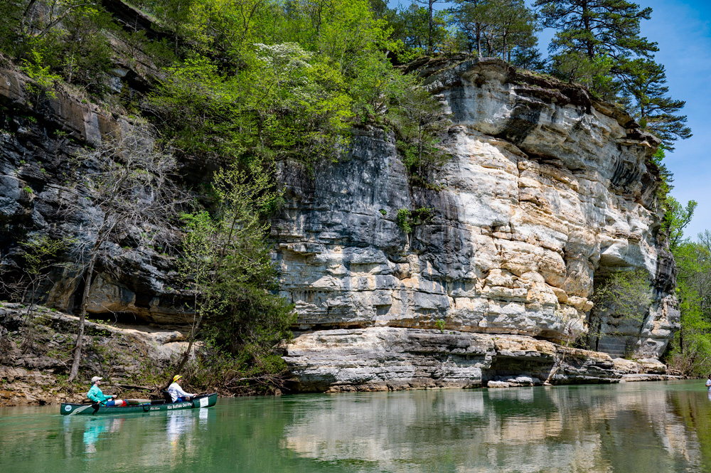 Floating the Buffalo National River.