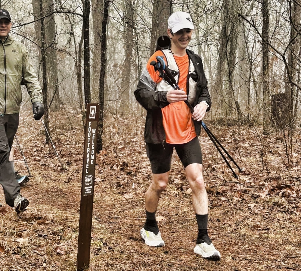 Arnold, coming into a support station.