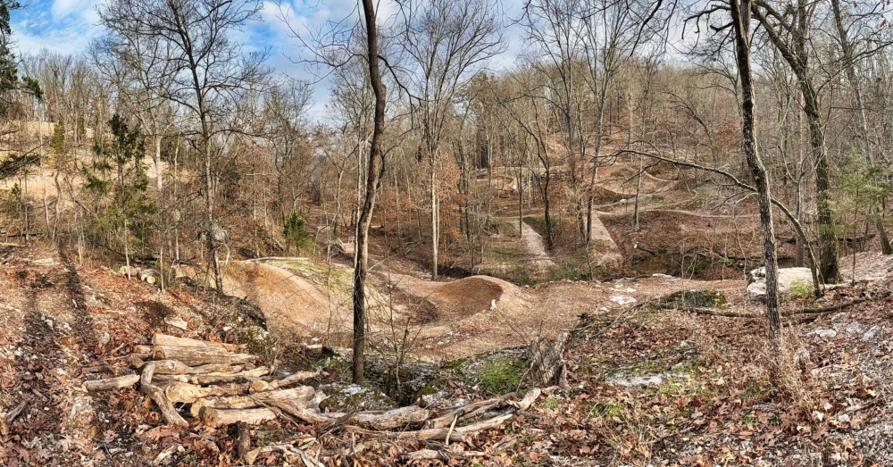 A peak at the trails.