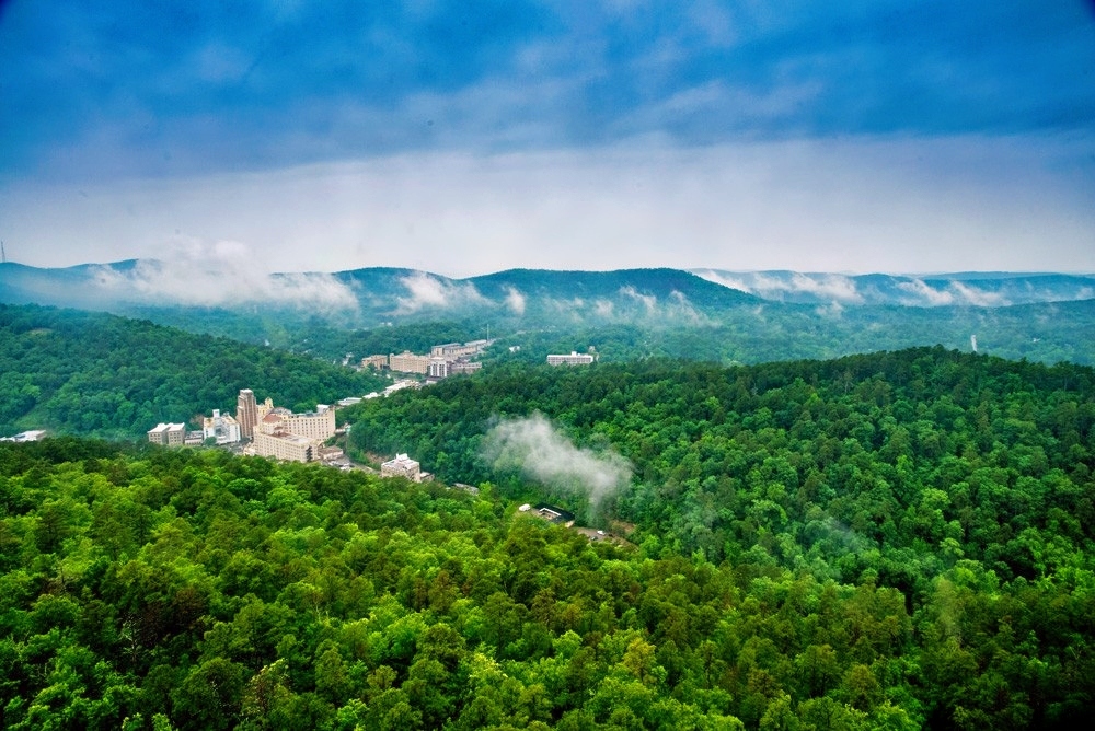 Hot Springs, a city in the trees.