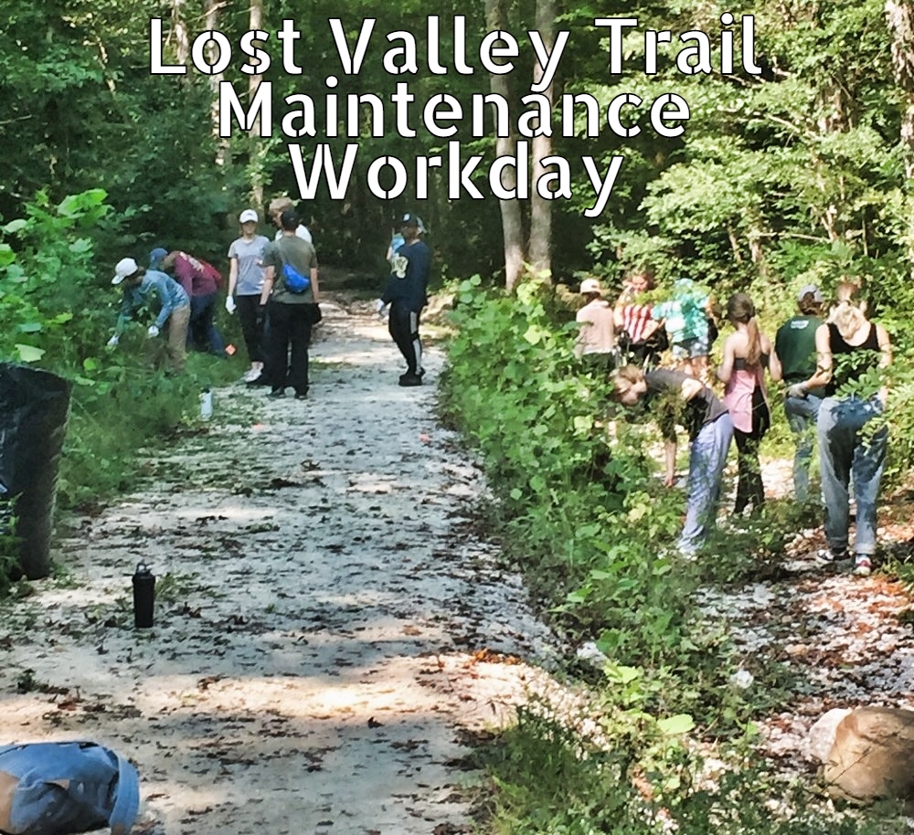 Lost Valley Trail Maintenance Work day