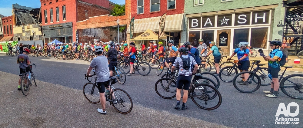 The start on Cherry Street.