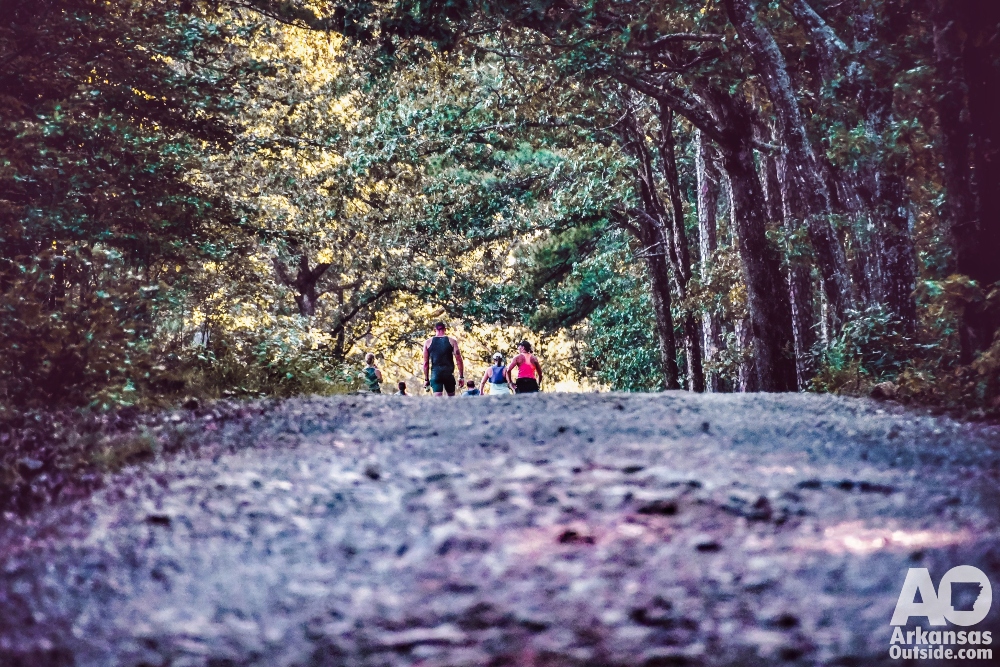 Arkansas ultramarathon races Lake Sylvia