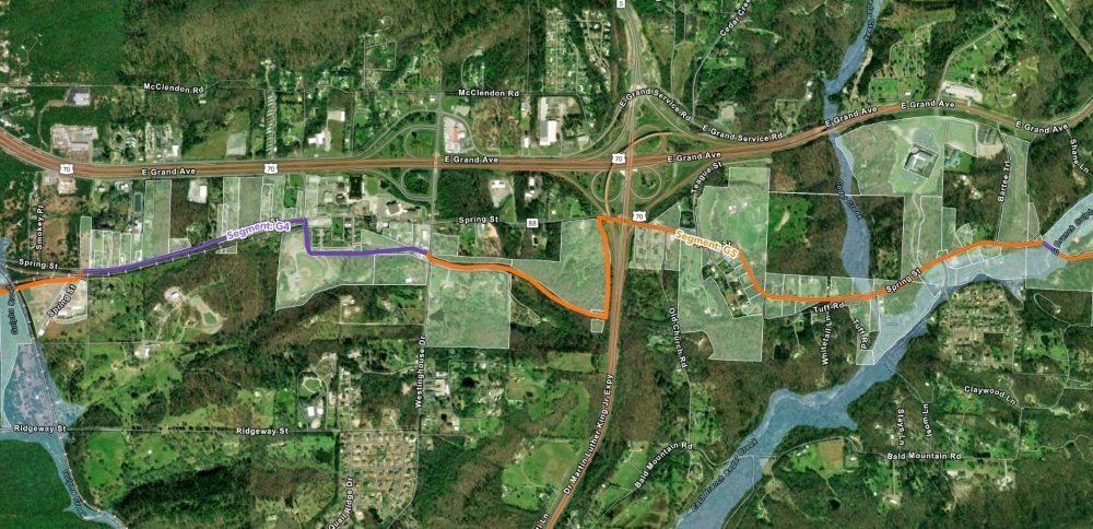 The first sections Garland County is responsible for are finishing the land acquisition phase.