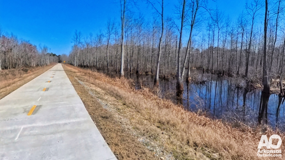The Southwest Trail near the current end at Hilaro Springs Road.