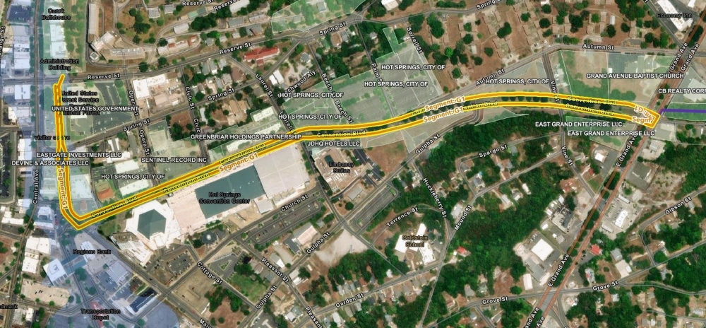 Segment G1, The Hot Springs National Park Terminus of the Southwest Trail.