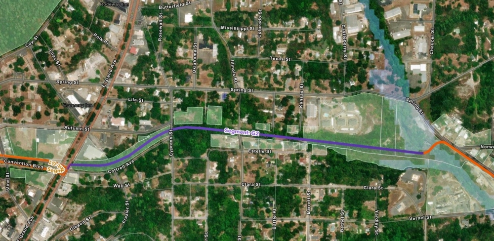 Section 2 gets the trail to Spring Street.