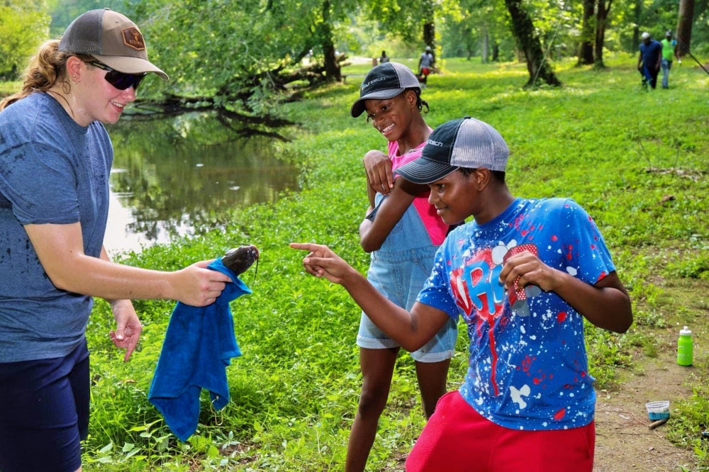 Family and Community Fishing Locations help introduce new anglers to the joys of fishing. AGFC photo. 
