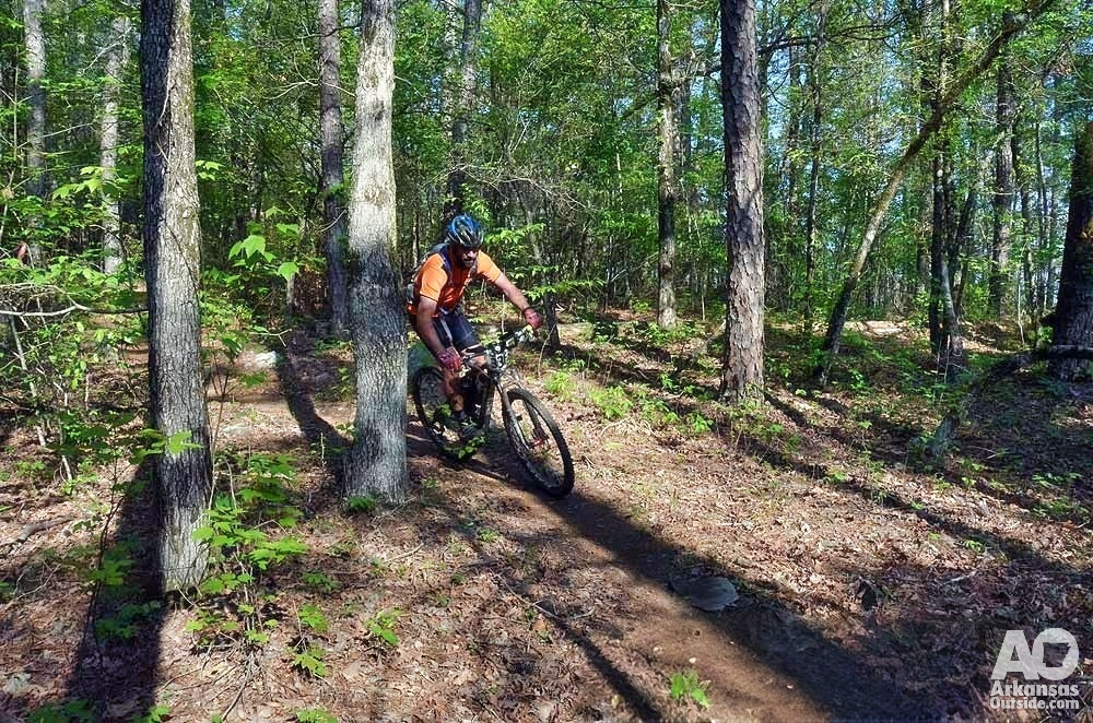 Racing on the Ouachita National Recreation Trail.