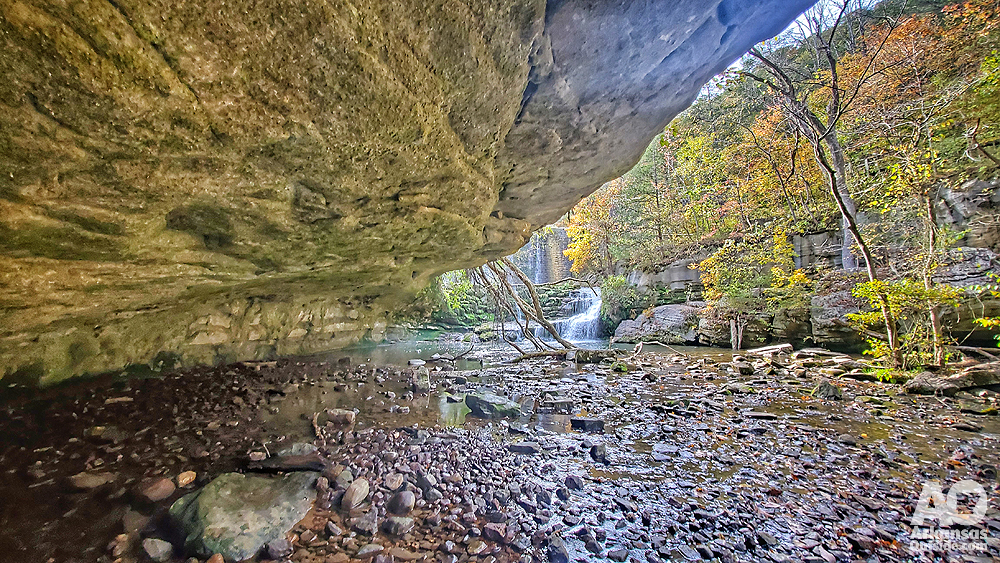 Below Mirror Lake Dam.