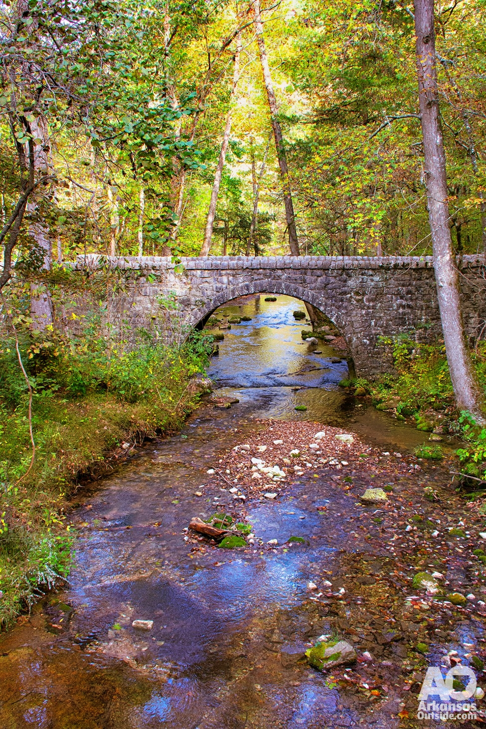 Bridge at Blanchard Springs.