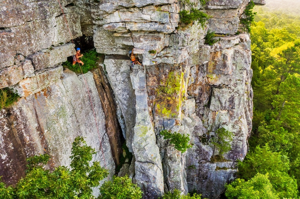 Mount Magazine State Park is on US Forest Service land.
