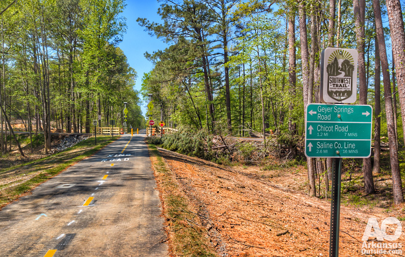 The Southwest Trail in Pulaski County.