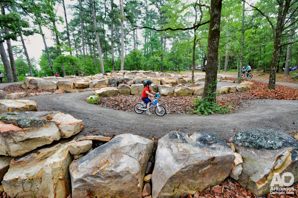 New trail and new rider in the Arkansas River Valley.