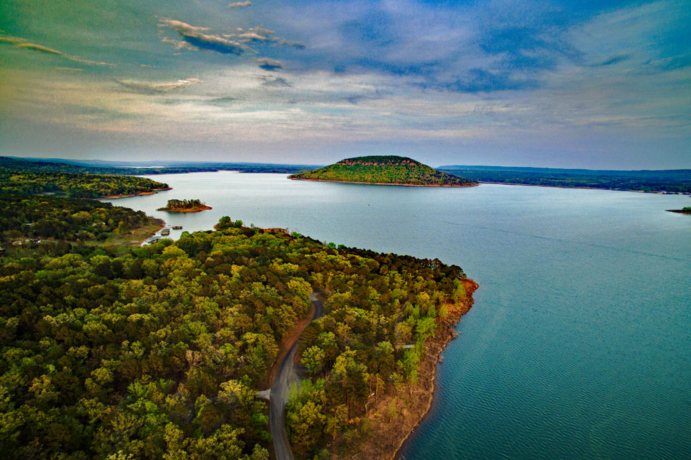 Greers Ferry Lake near Heber Springs.