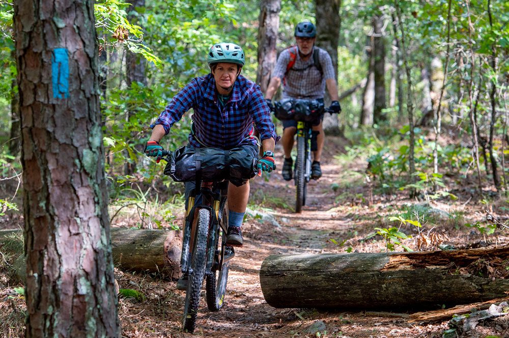 Bikepacking the Ouachita National Recreation Trail.