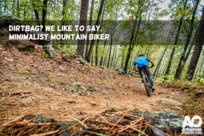 minimalist mountain biking