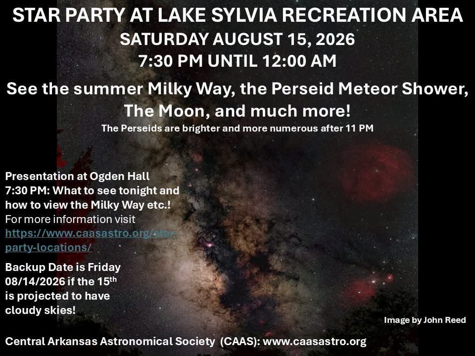 Summer Milky Way/Perseid Meteor Shower Star Party