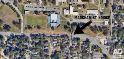 Markham Street pedestrian bridge