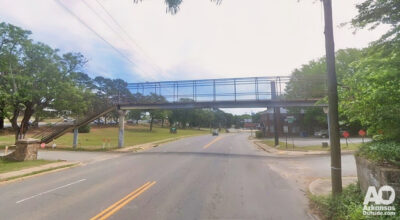 Markham Street pedestrian bridge