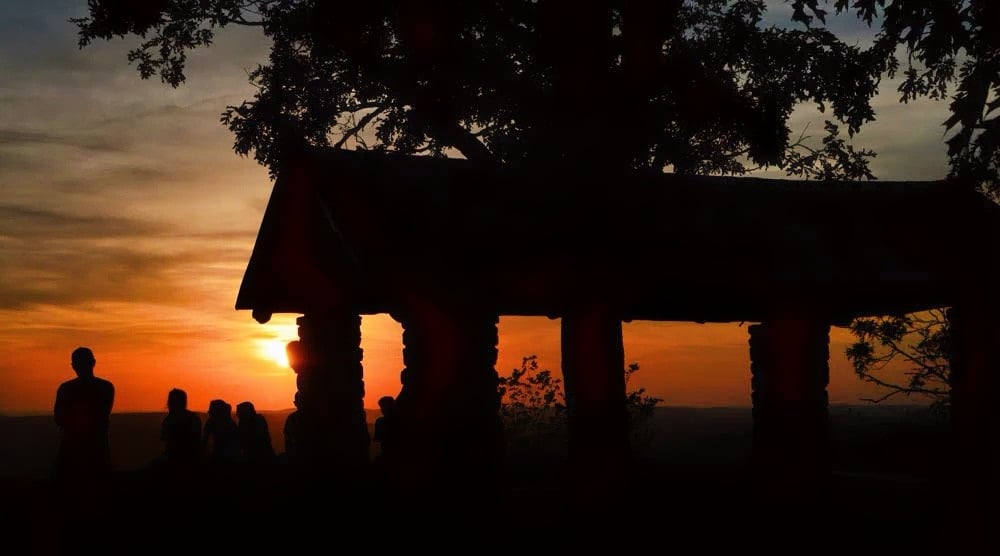 The Sunset Pavilion at White Rock Mountain.