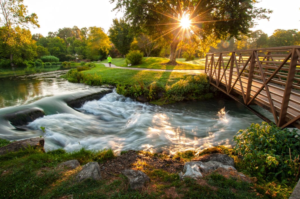 The Spring River is...you guessed it... spring-fed. 