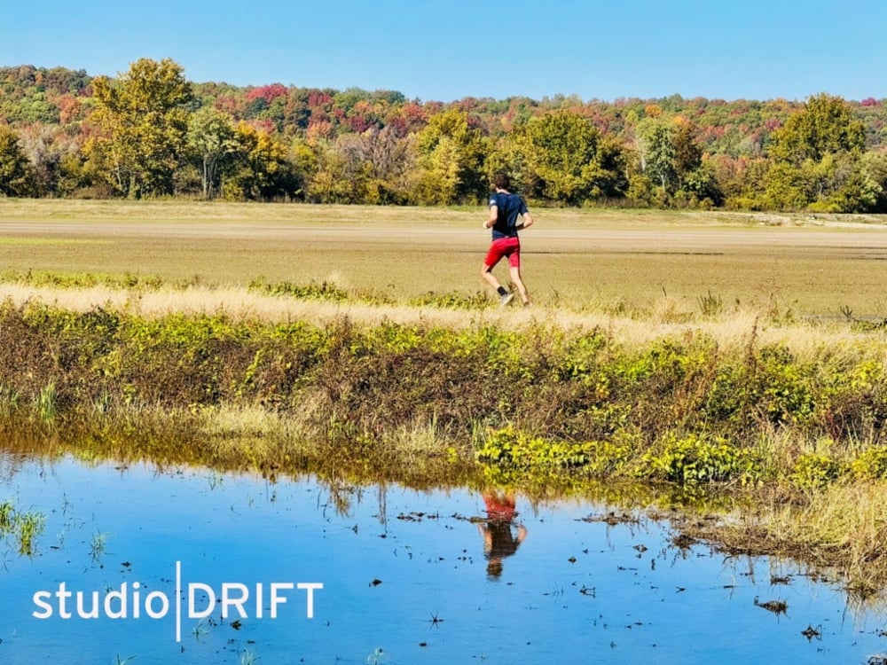 Running in the Delta.