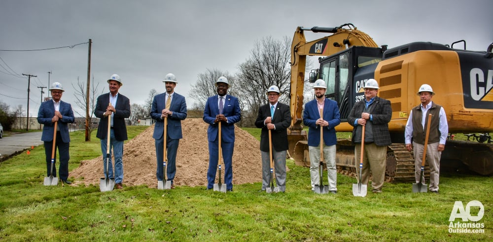 Southeast Trail Groundbreaking in March, 2024.