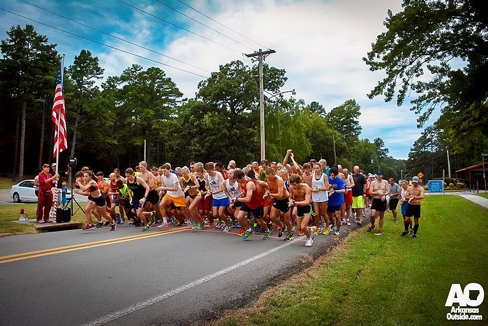 Start of the 2014 Ark 5K.
