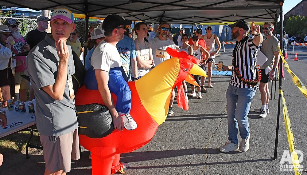 Pre-race instructions.